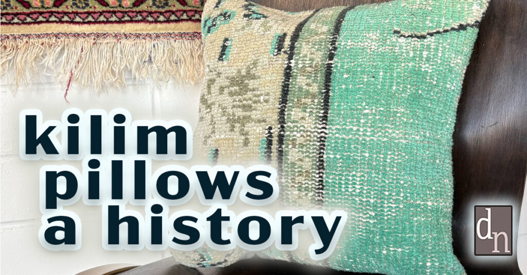 kilim pillows history